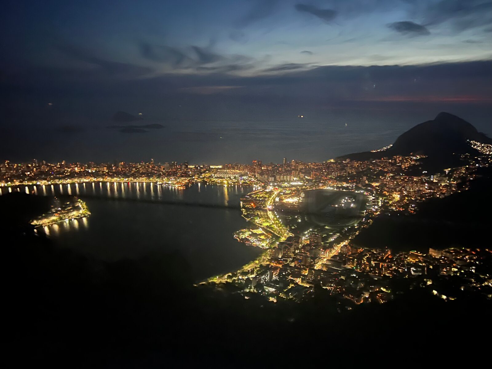 Rio de Janeiro at night