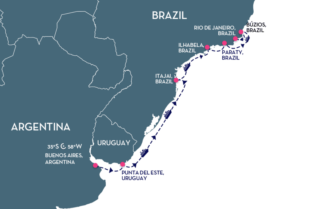 Azamara Quest Cruise: Brazil, Uruguay, and Argentina