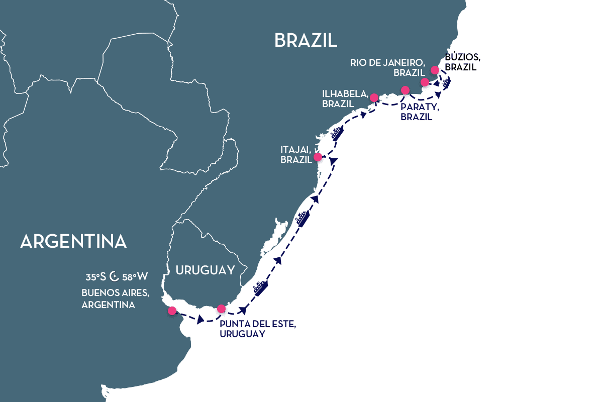 Azamara Quest Cruise: Rio de Janeiro, Uruguay, and Argentina