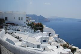 Mediterranean Cruise Part 4: Santorini, Malta & a Paris Post-Cruise Tour 1 white houses overlooking the sea Mediterranean Cruise Santorini