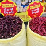 Mumbai in Contrast Part 2: Bollywood Dreams, Slum Reality, Bike Rides, and Street Food 26 chilies in bags, Mumbai