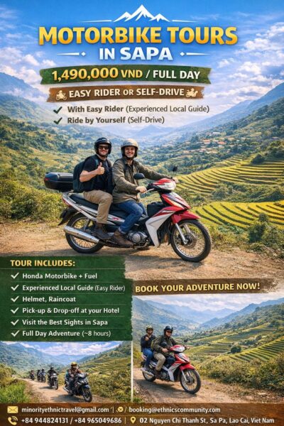 Sapa Travel Guide: Rice Terraces, Mountain Villages & Is It Worth the Trip? 40 Flyer advertising scooter tours